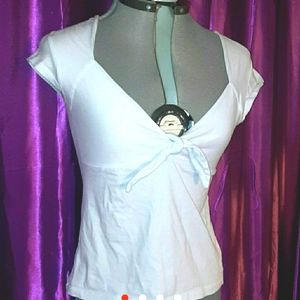 Pastel Blue Retro stretchy top!!!